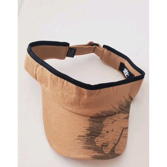 NWT CLENCH VISOR HAT BY TONY JONES PRODUCTION BROWN OS - Picture 4 of 5